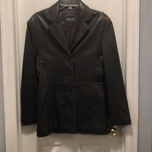 Adler Vintage Brown NZ Lambskin Blazer